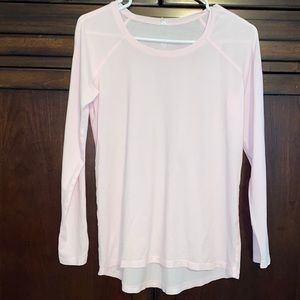 Lululemon long sleeve light pink top shirt 4